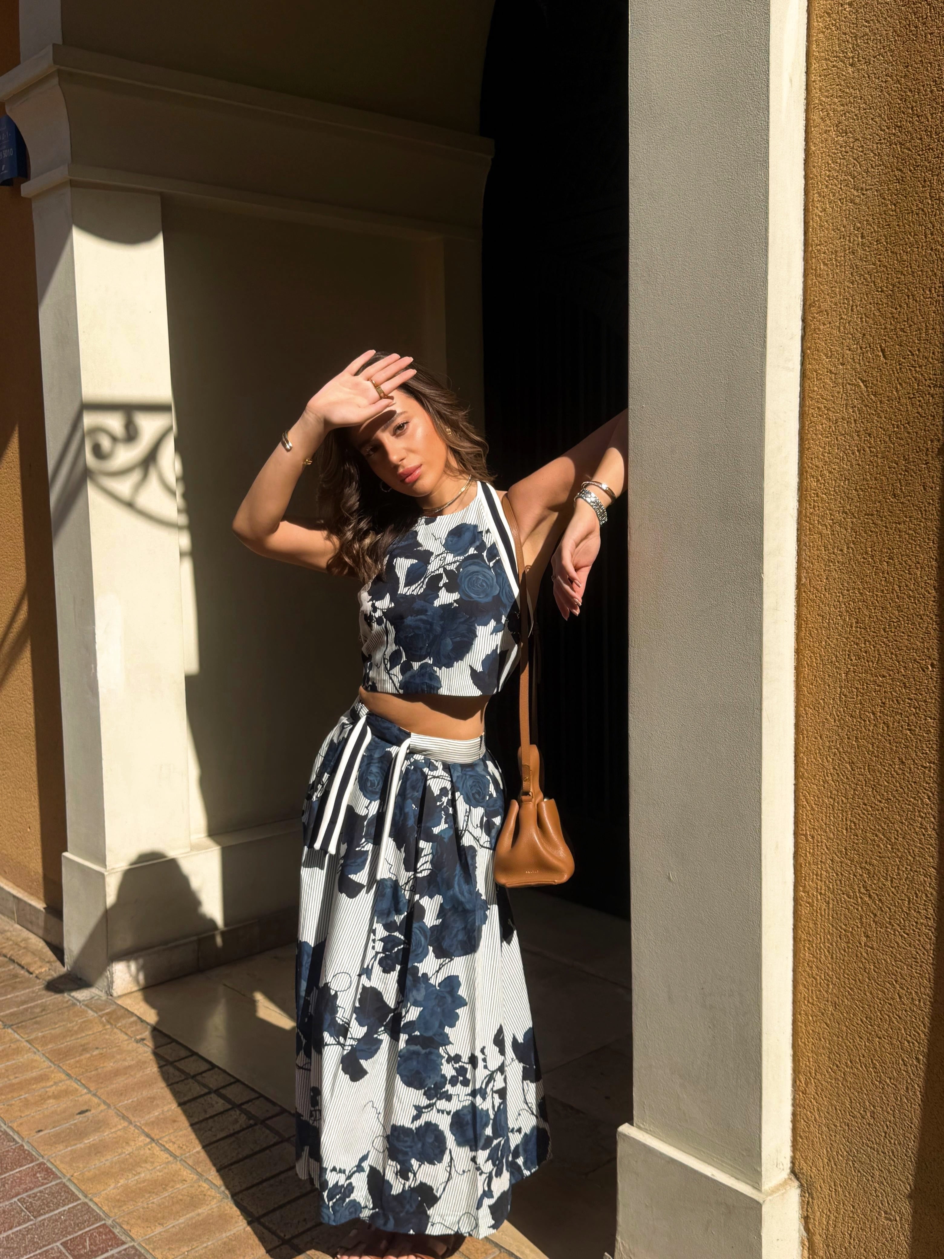 Blue Floral Set