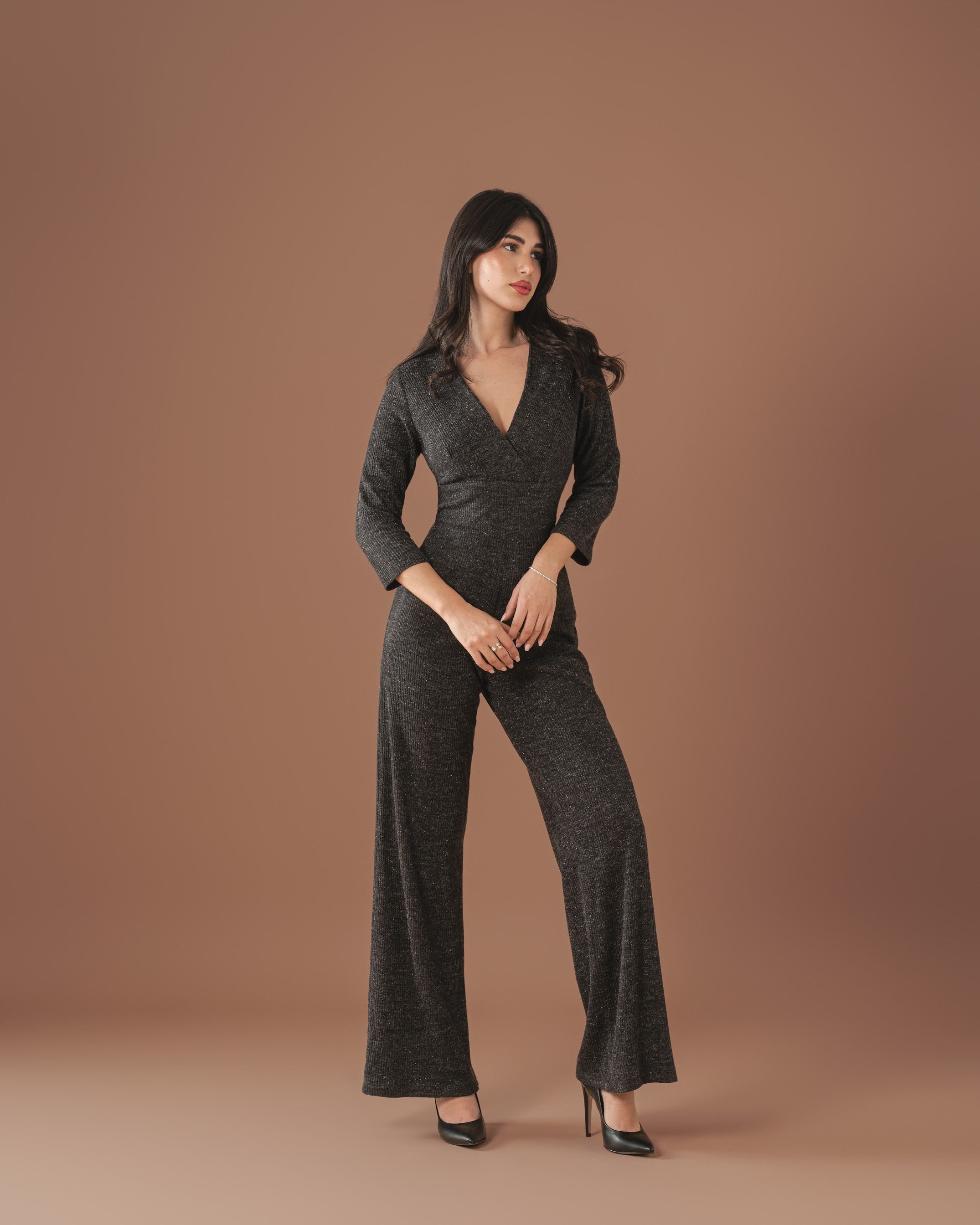 Long Straight Leg Jumpsuit Dress