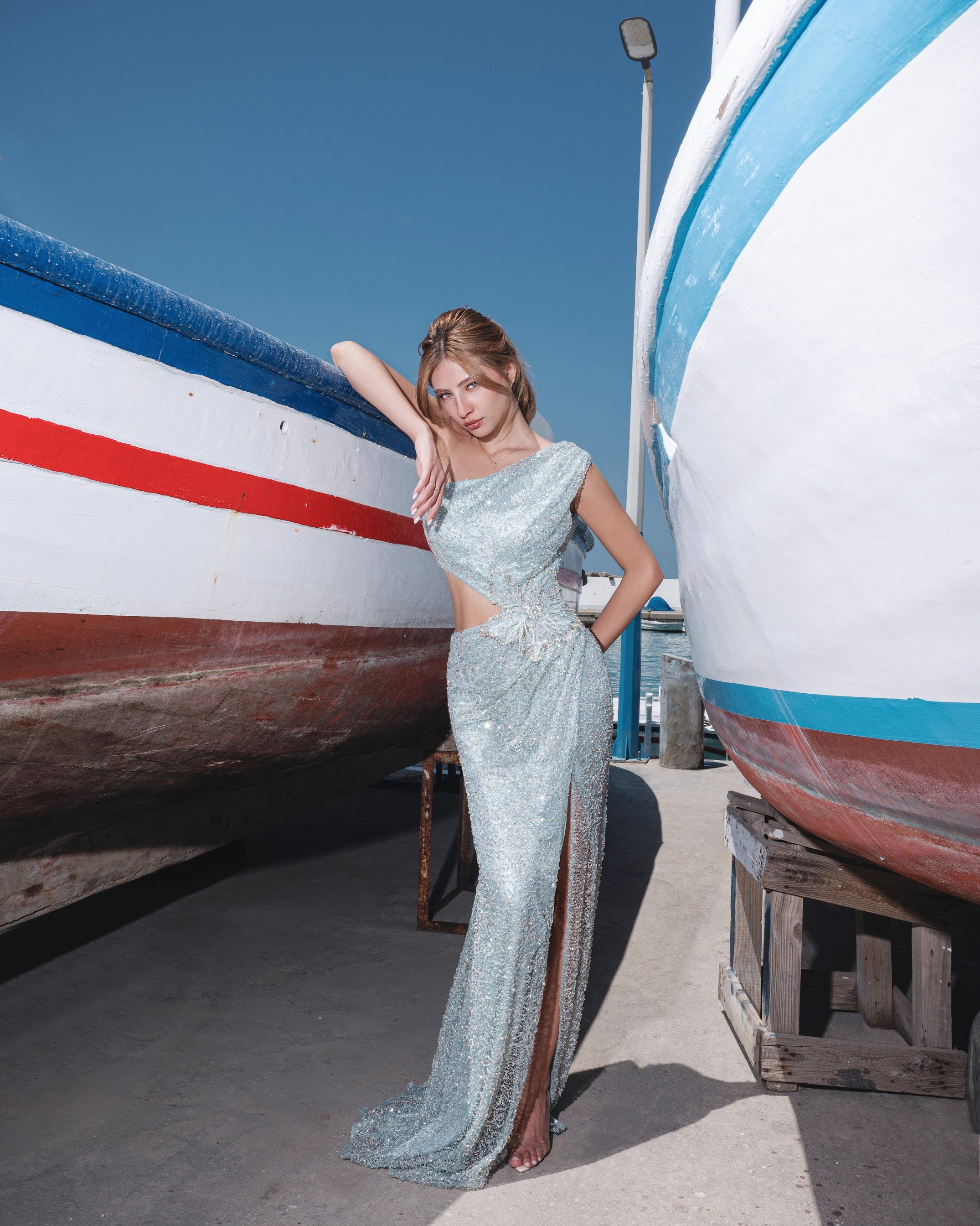 Sequin Couture Dress