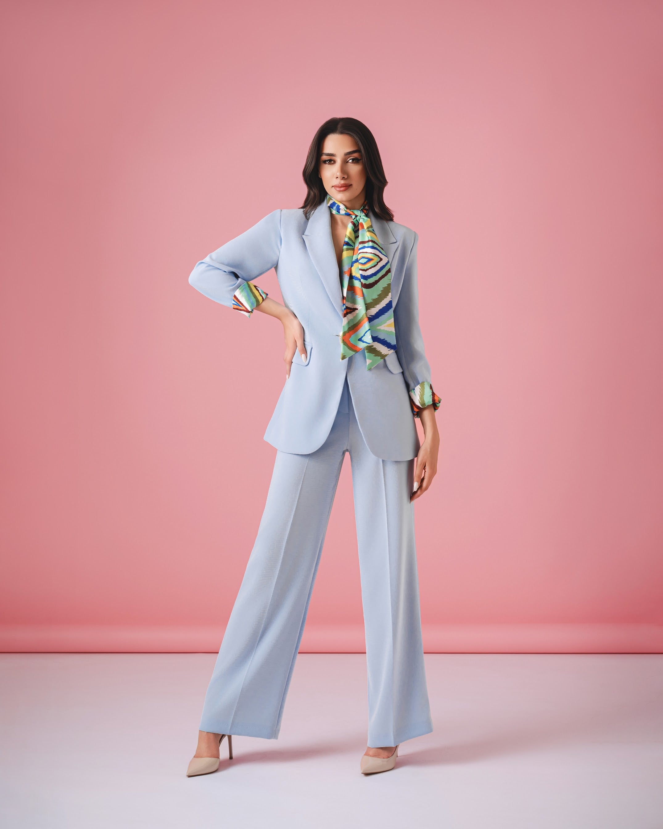 Tailored Fitted Suit Set