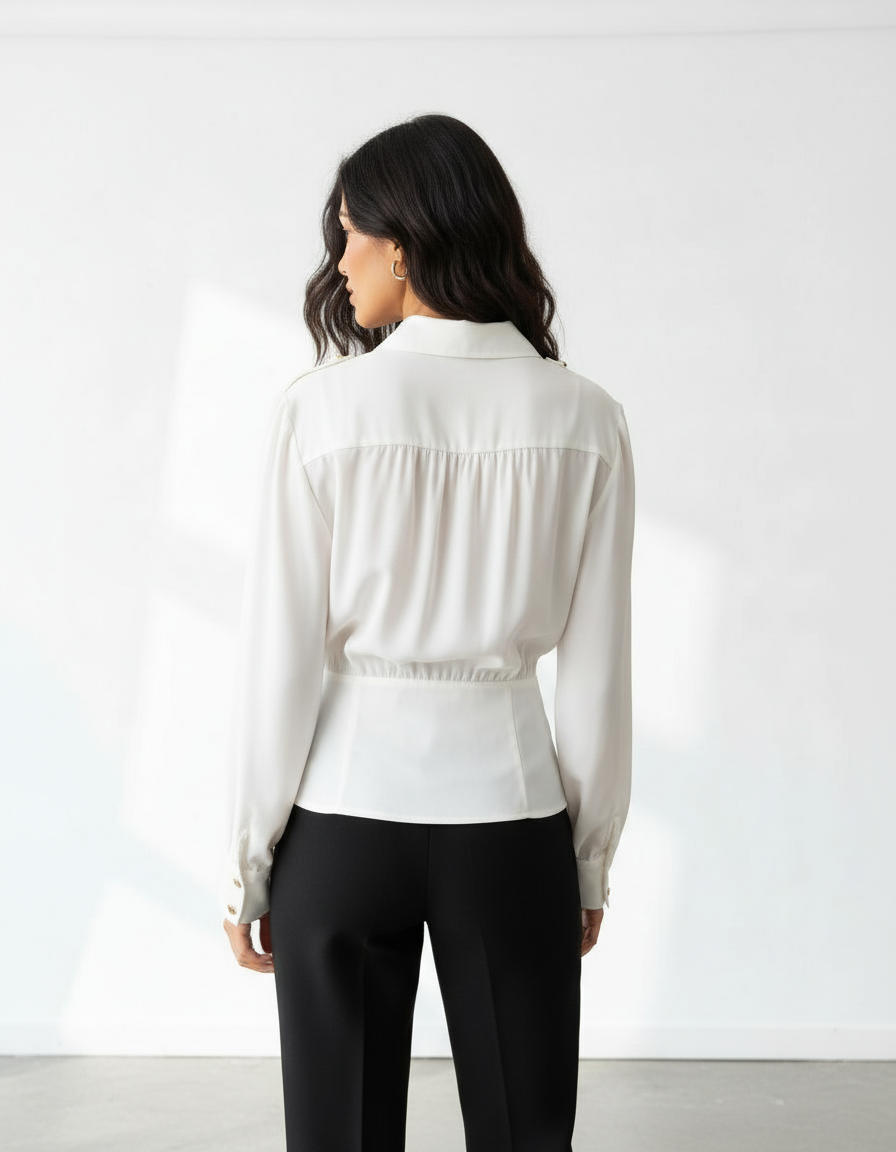 Tailored Wrap Blazer