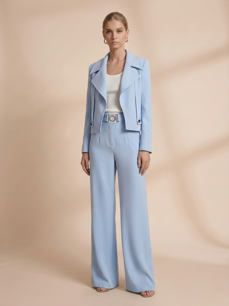 Tailored Suit with Top