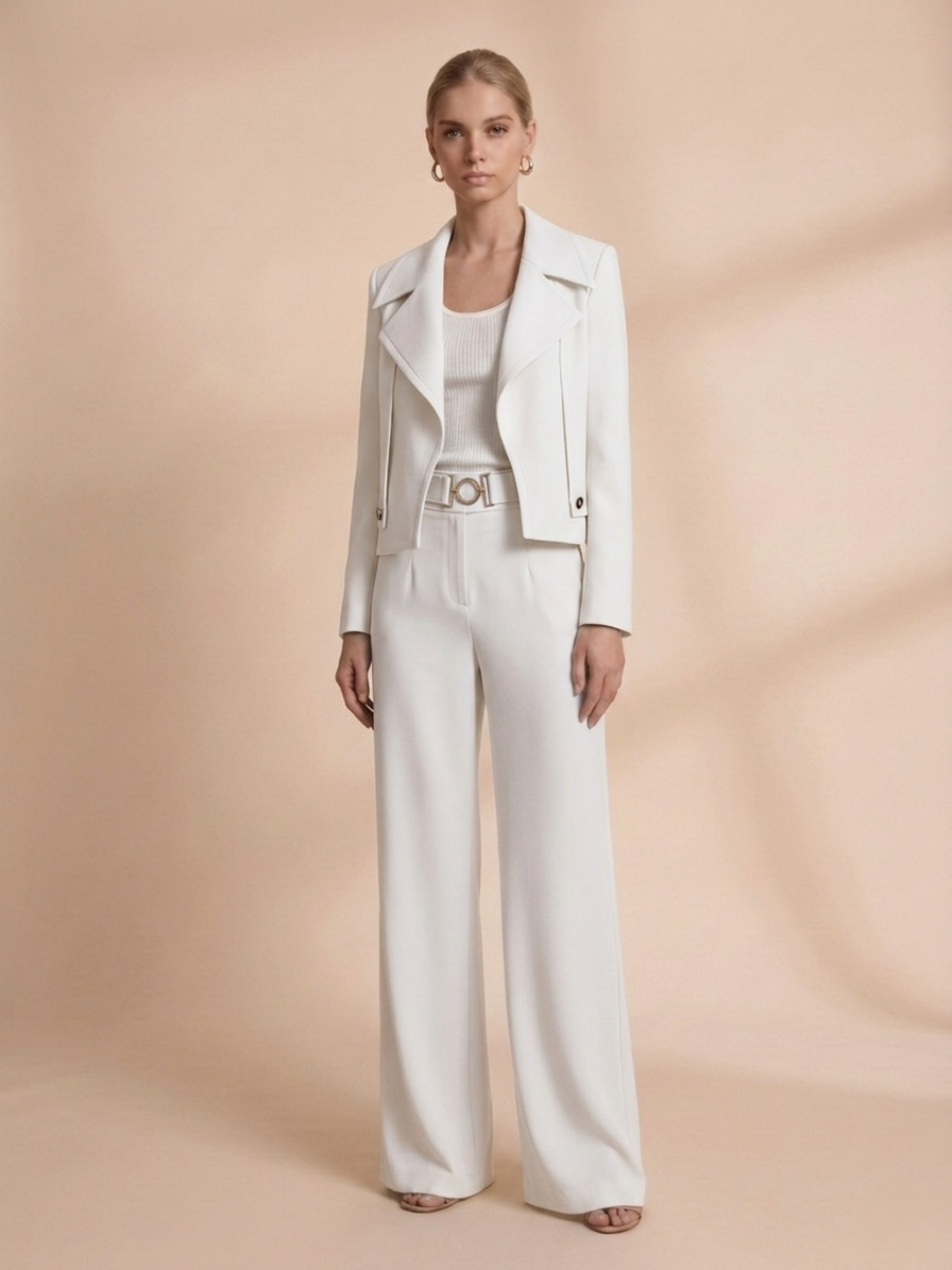 Tailored Suit with Top