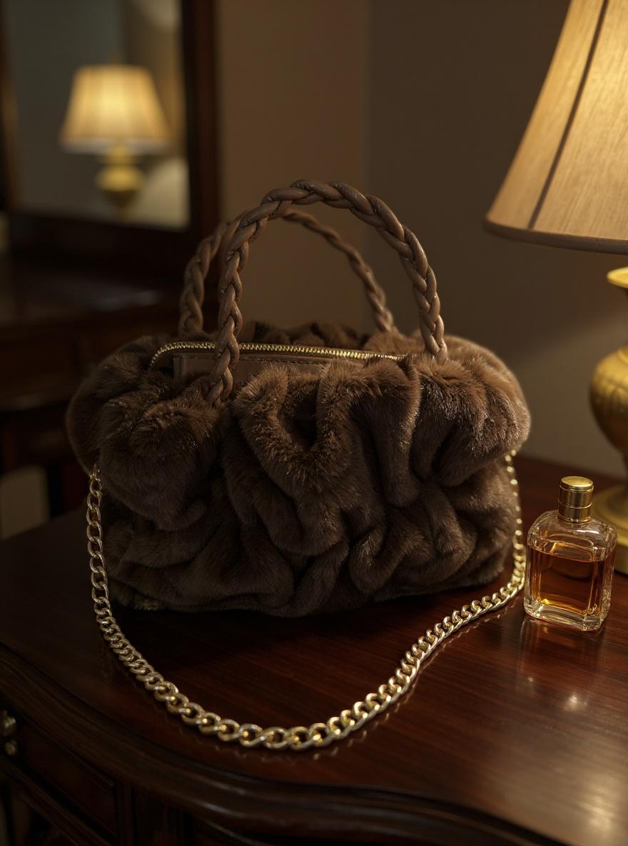 Fur Cloud Bag