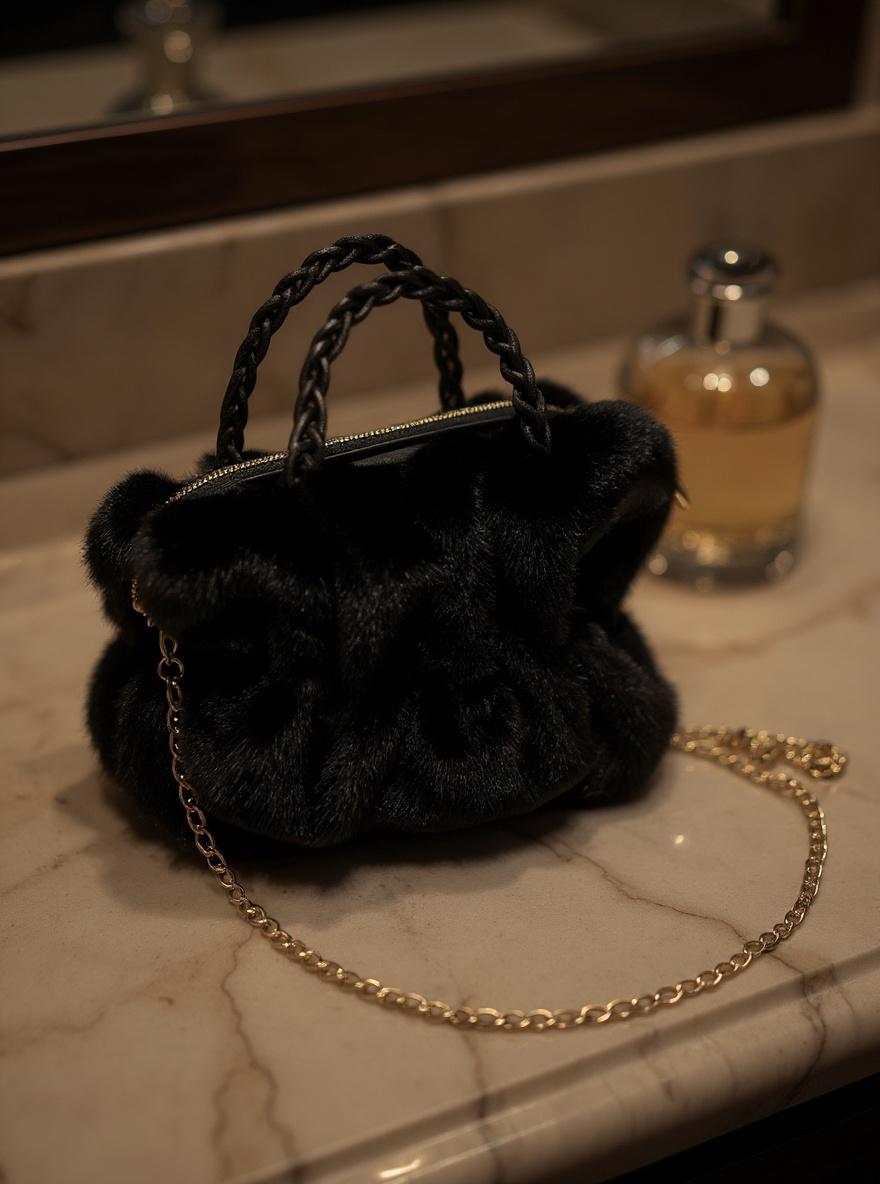 Fur Cloud Bag
