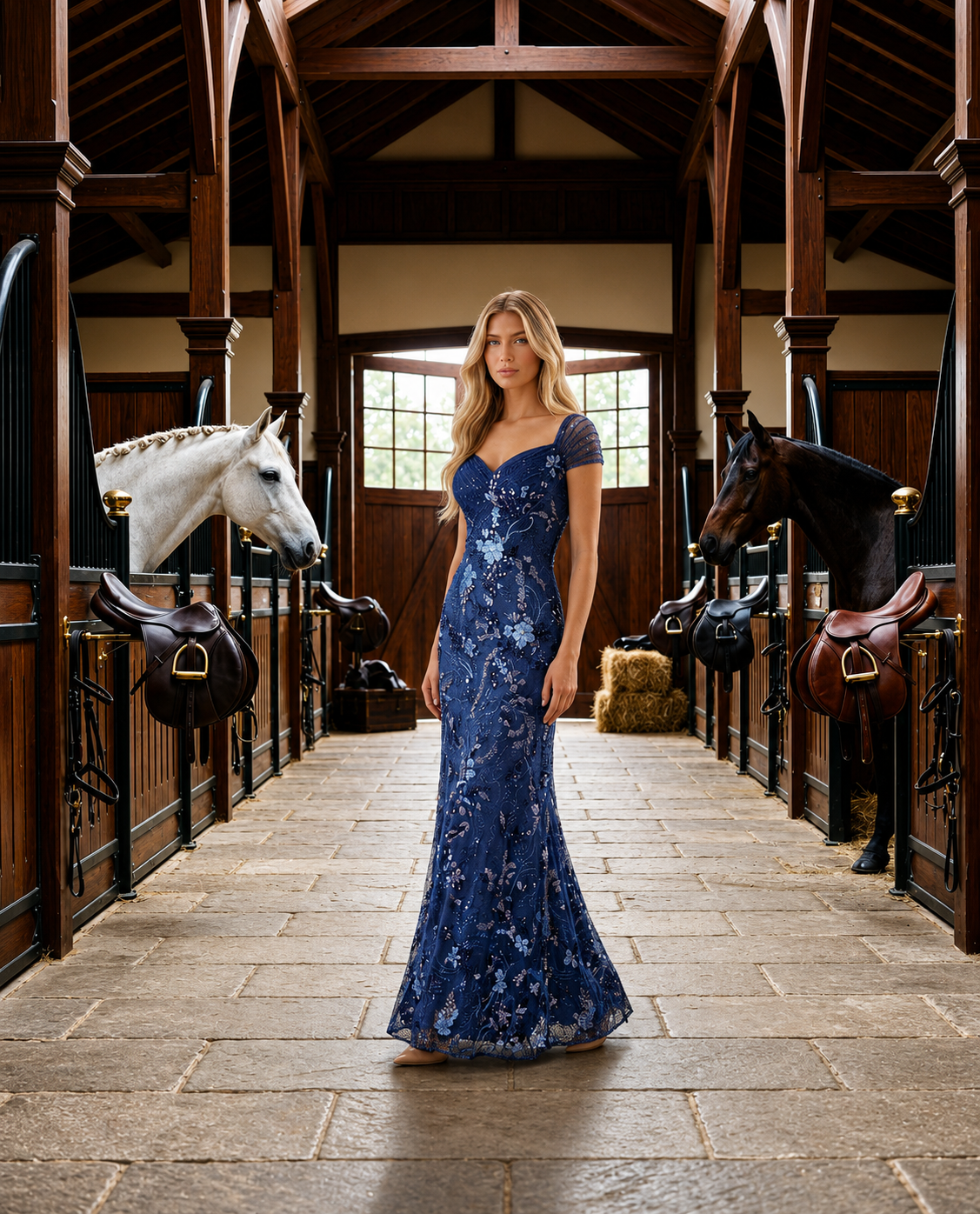 Blue Eclipse Gown