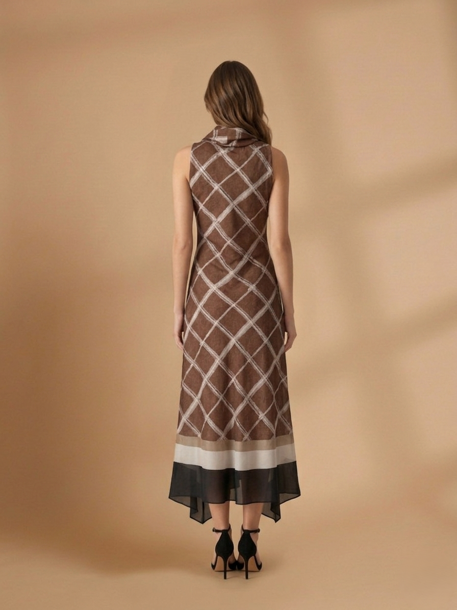 Geometric Maxi Dress