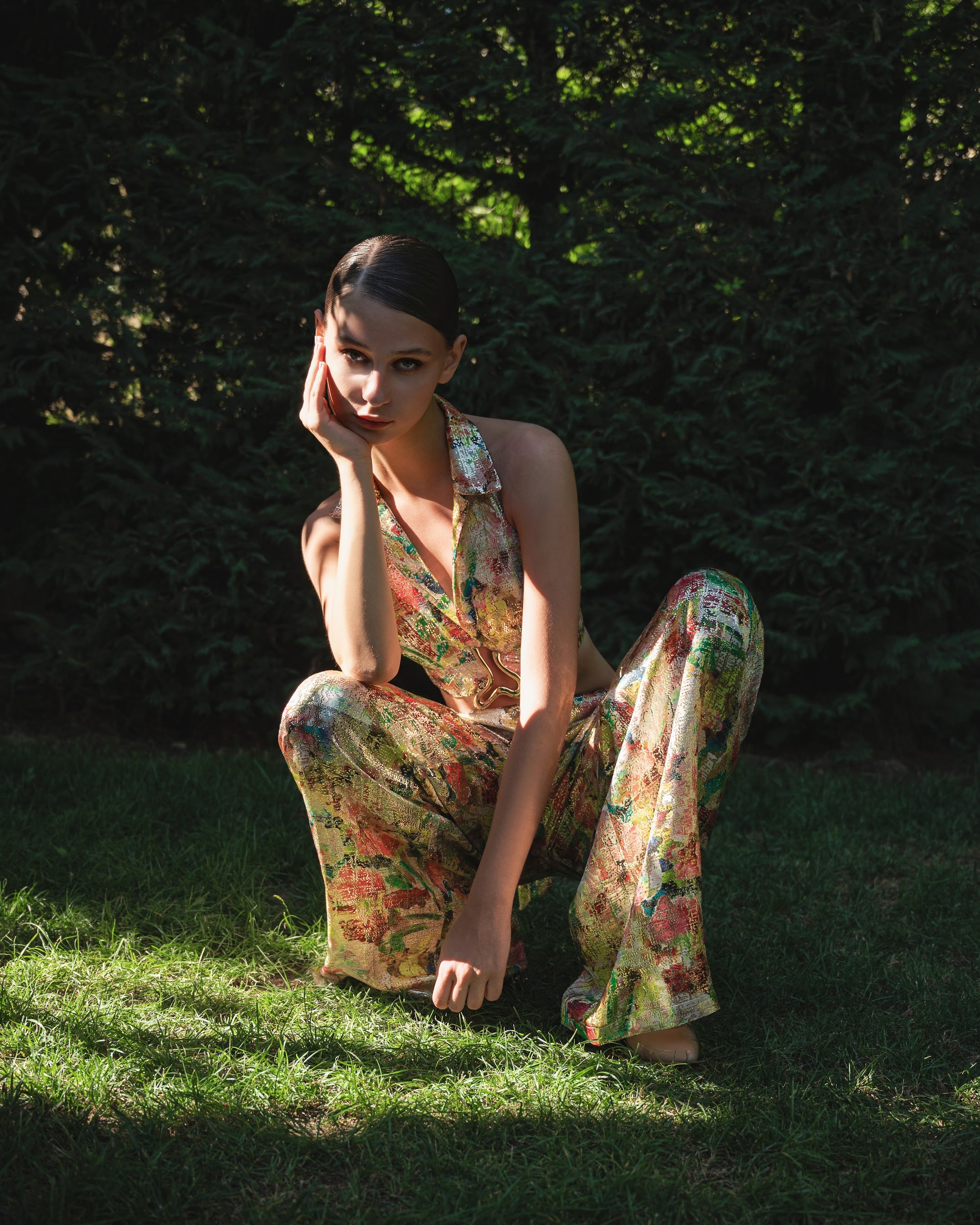 Lame Jacquard Set