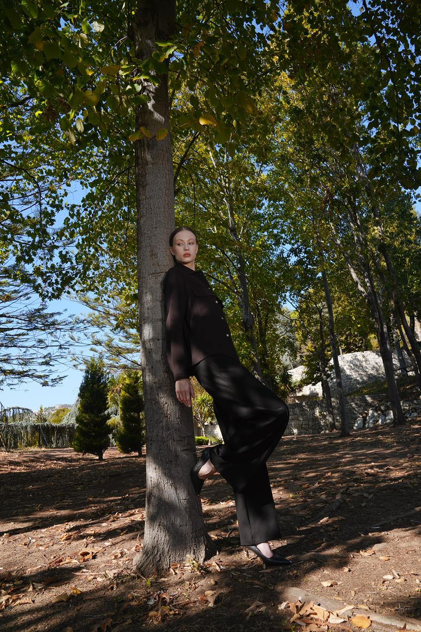 Black Button-Up Jacket