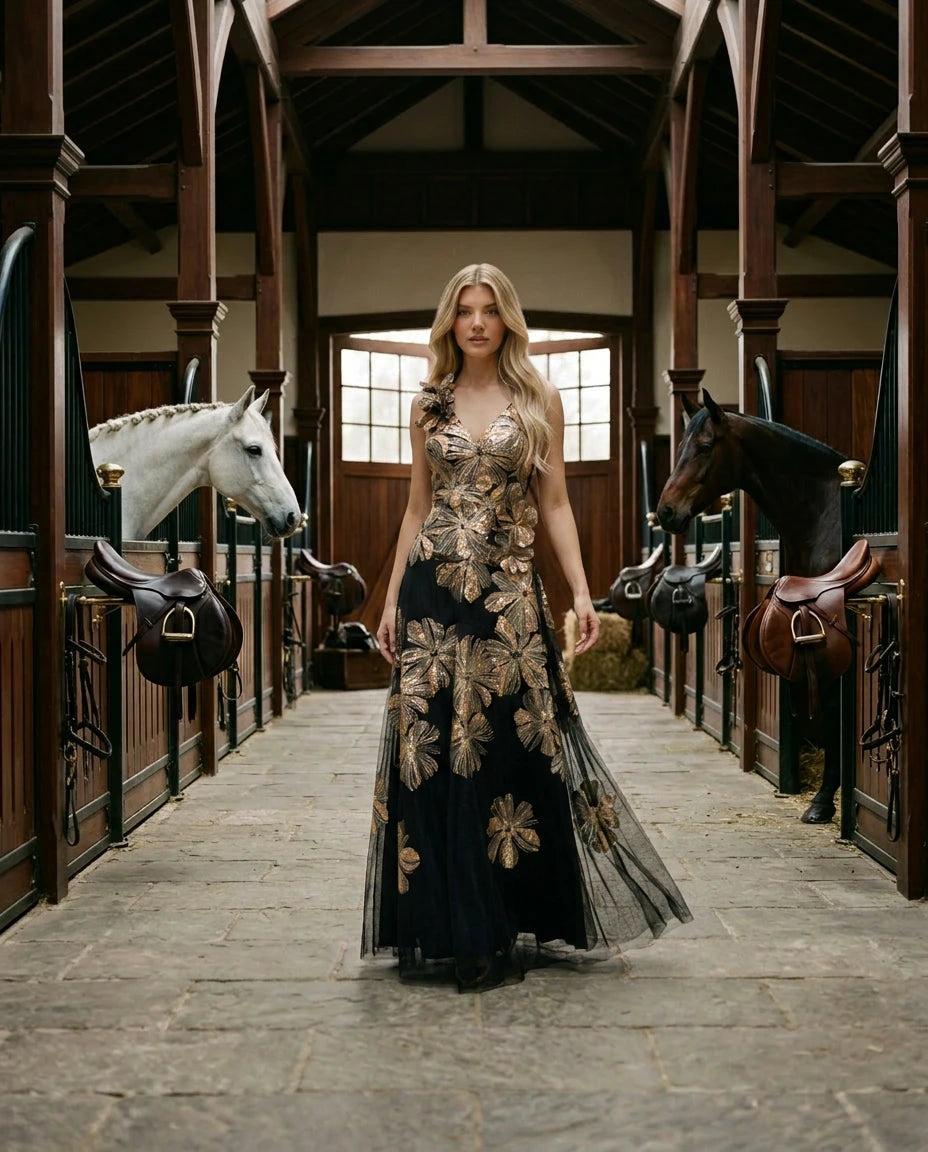 Noir Royale Dress