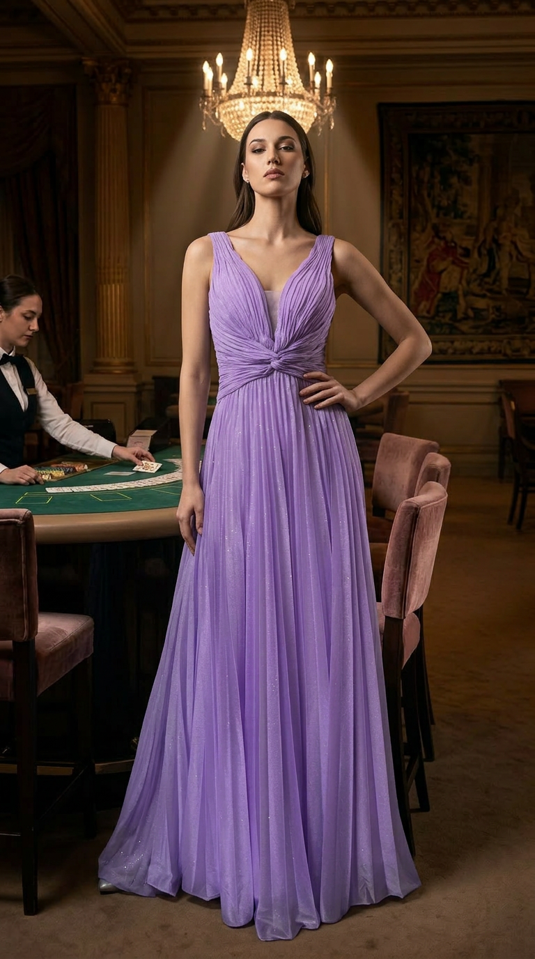 Lilac Evening Dress