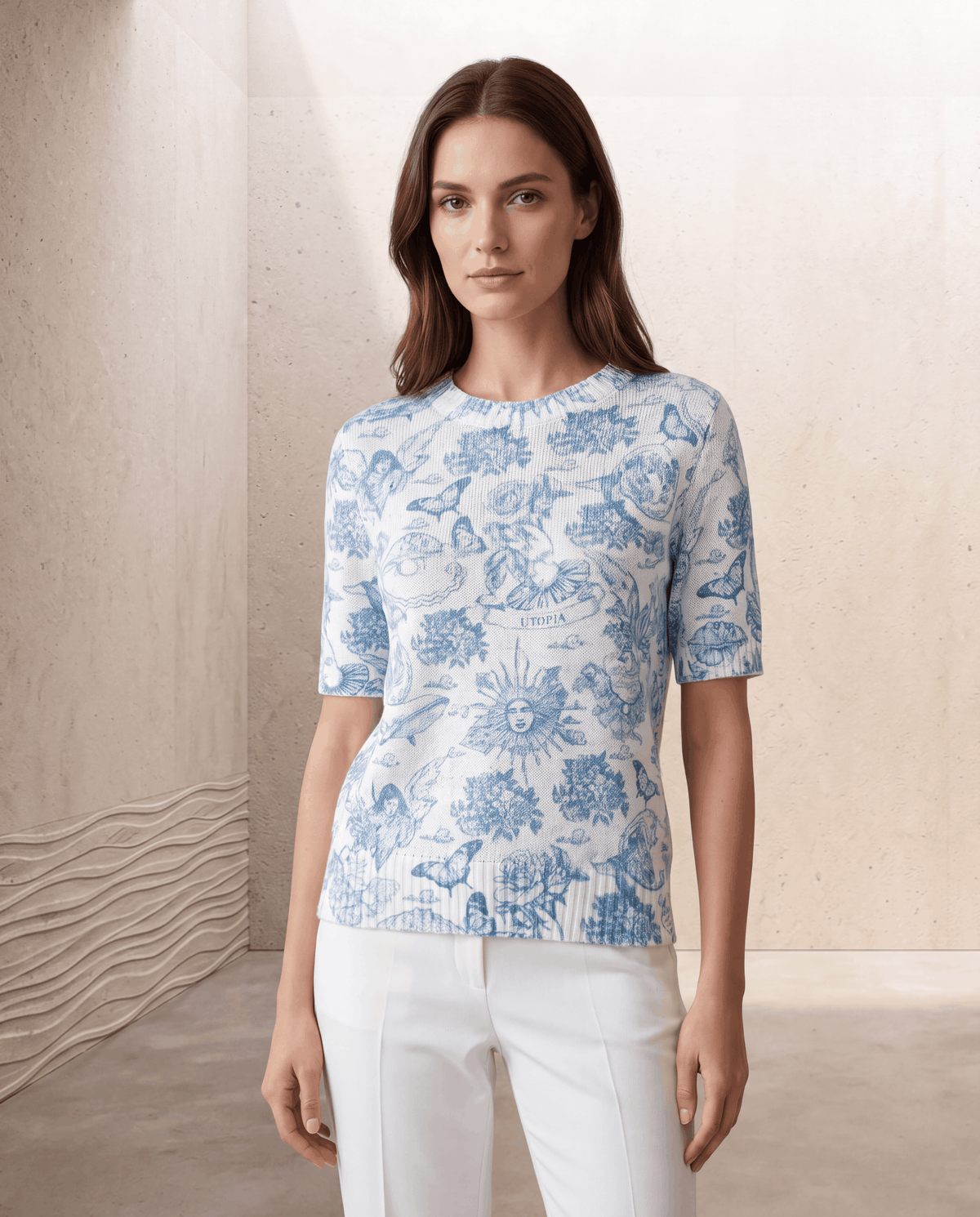 Utopia Toile Knit Top
