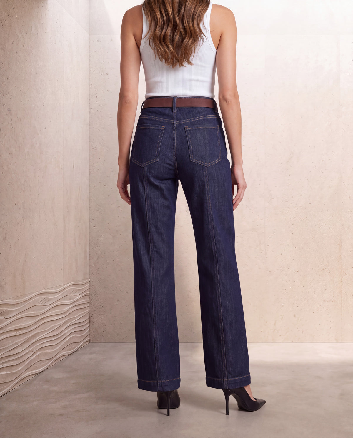 Odette Flared Wide-Leg Jeans
